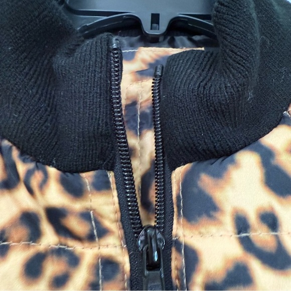 Leopard Print Bomber Jacket for Women - Picture 7 of 8